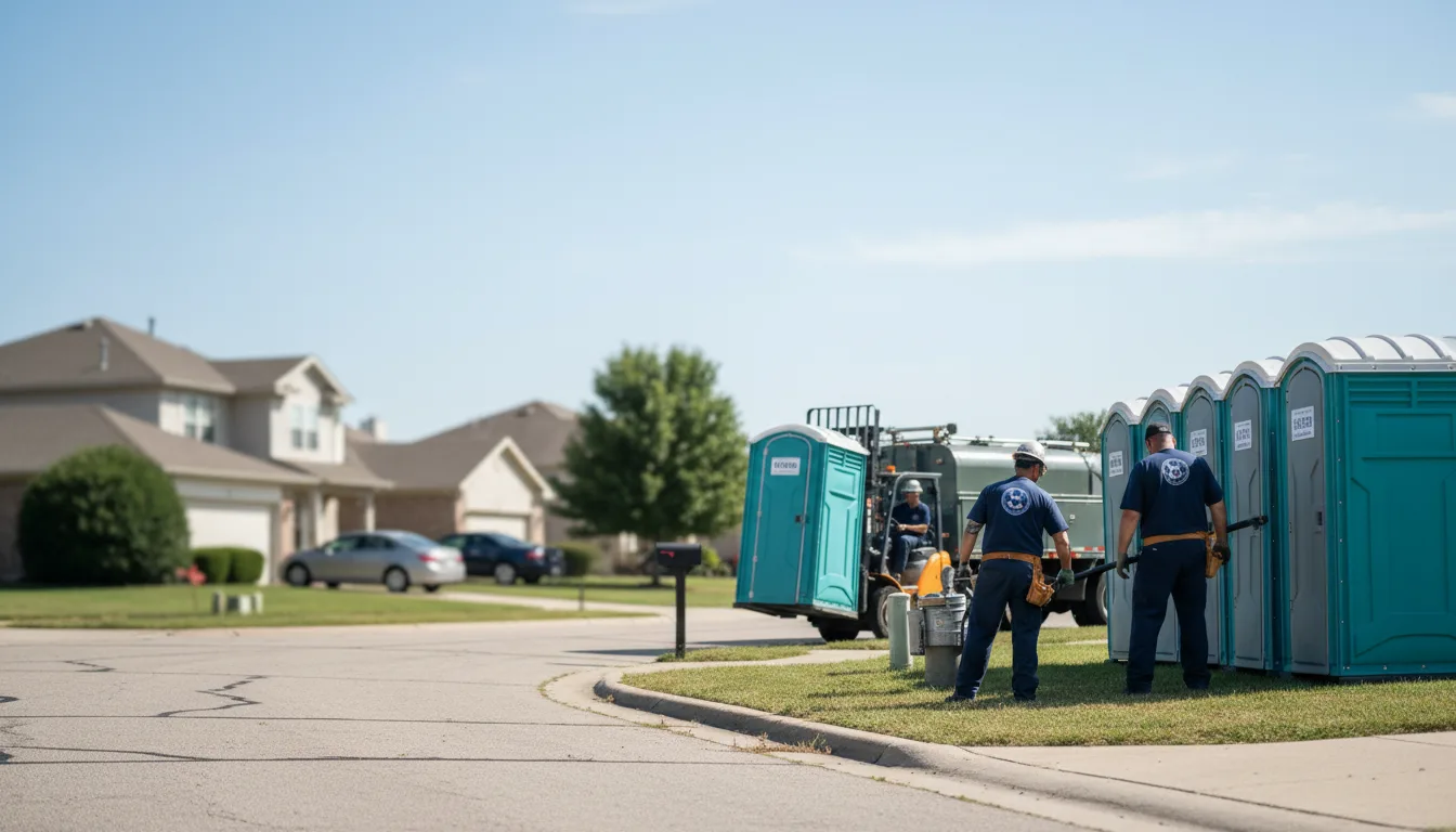 Porta Potty Rental in Danevang, TX near me